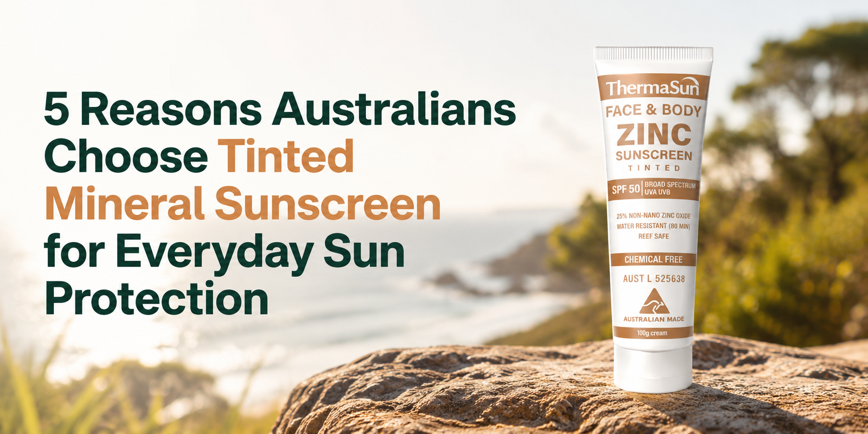 5 Reasons Australians Choose Tinted Mineral Sunscreen for Everyday Sun Protection