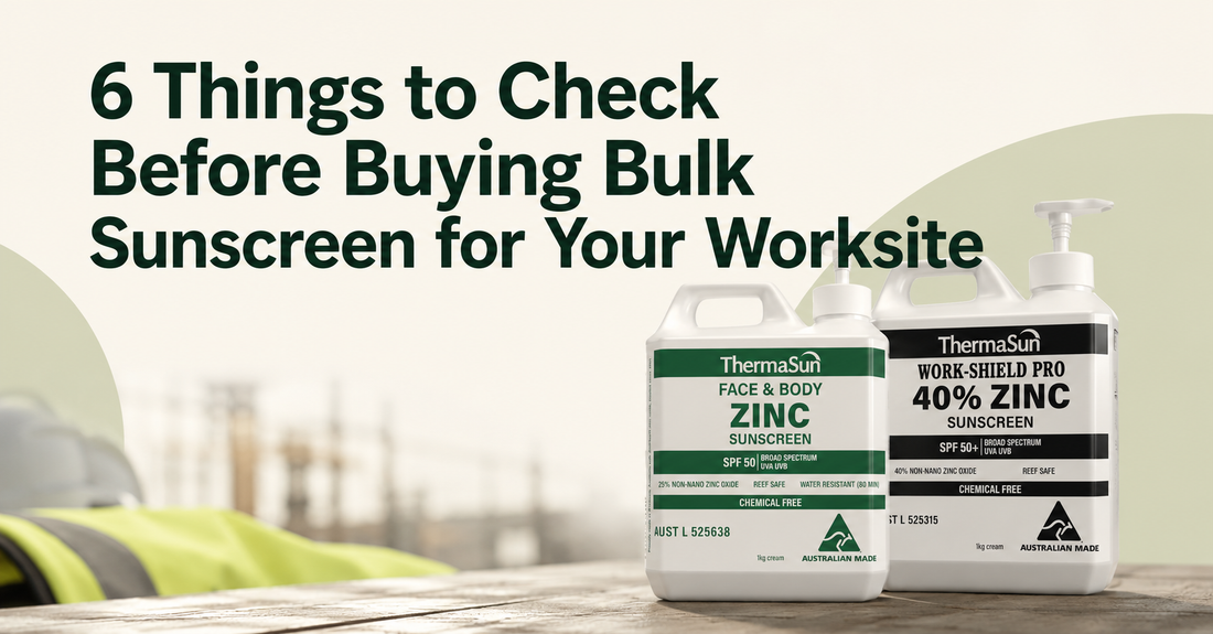 6 Things to Check Before Buying Bulk Sunscreen for Your Worksite