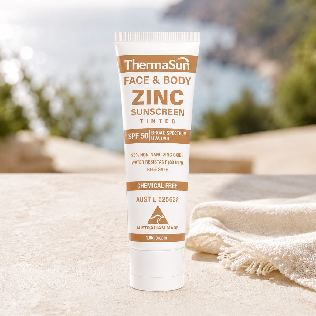 Face & Body Tinted Zinc Sunscreen SPF50 100g