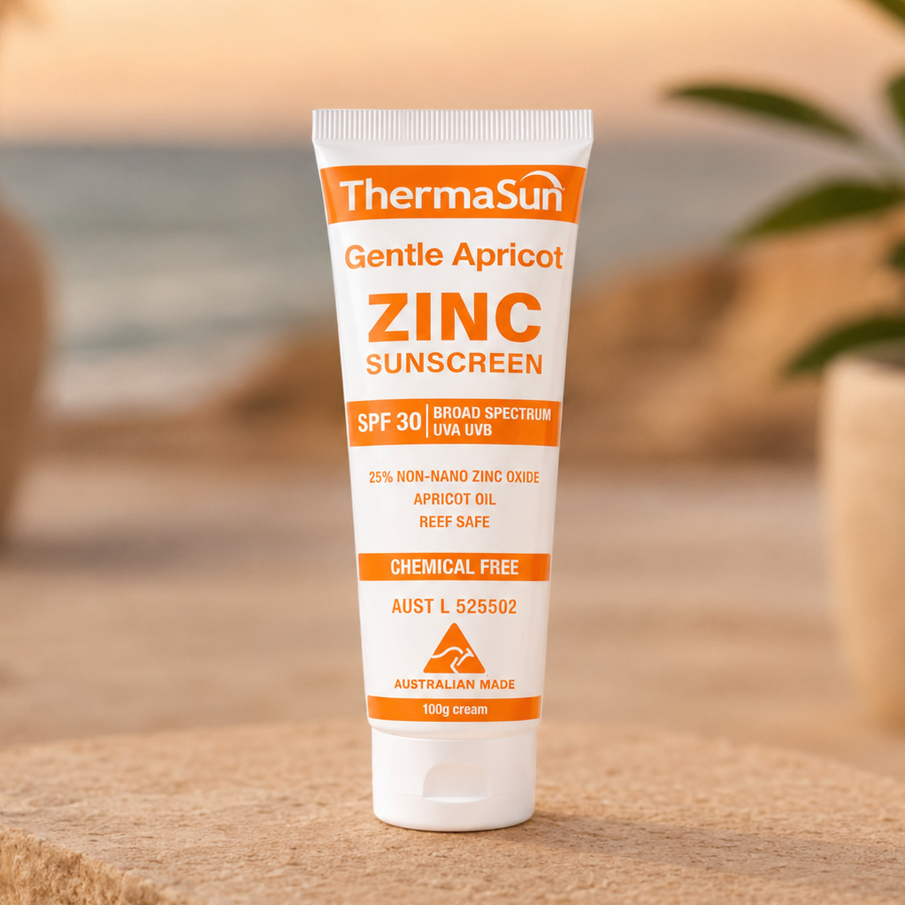 Gentle Apricot Zinc Sunscreen SPF30 100g