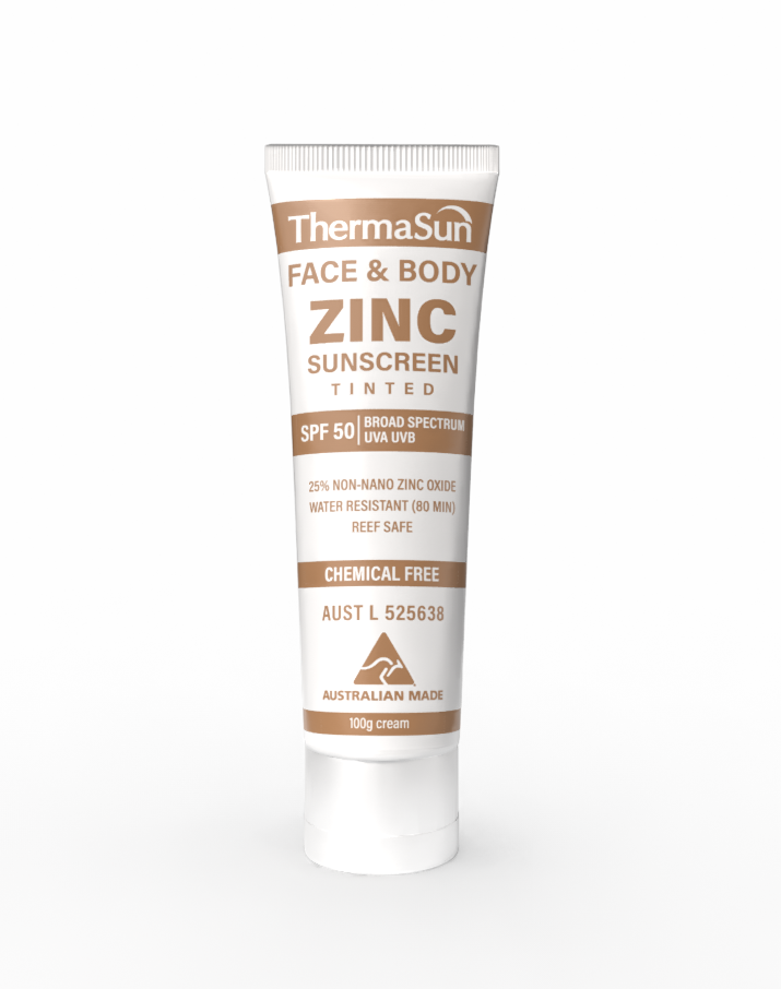 Face & Body Tinted Zinc Sunscreen SPF50 100g