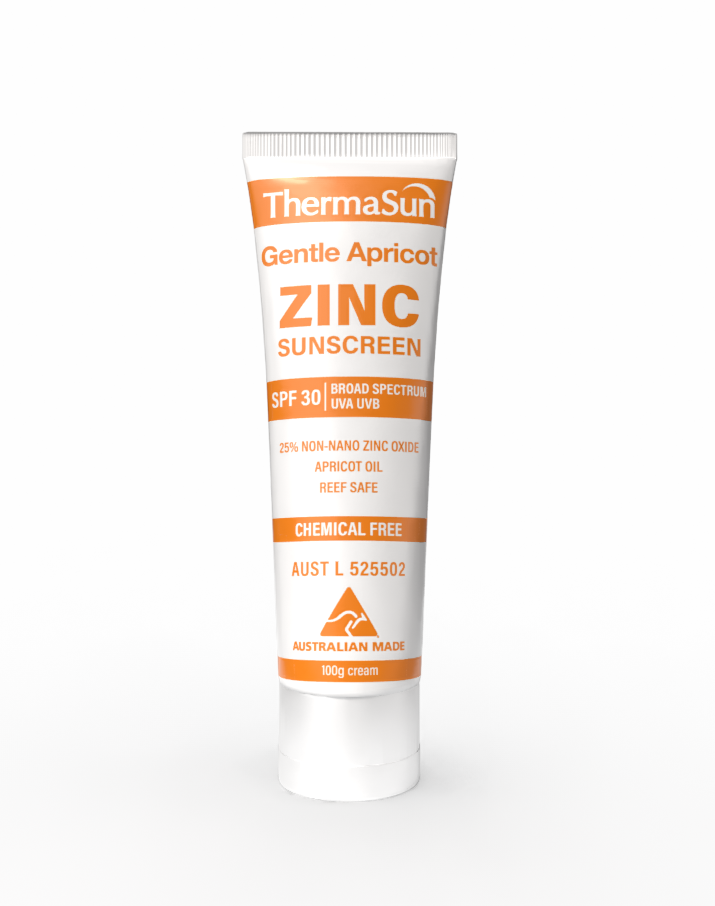 Gentle Apricot Zinc Sunscreen SPF30 100g