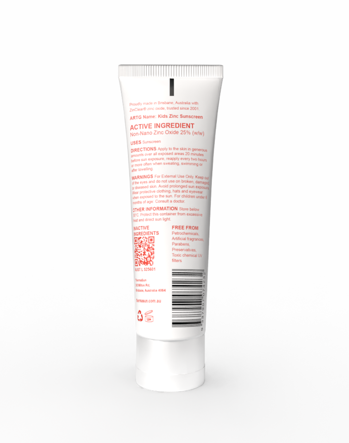 Kids Zinc Sunscreen SPF50 100g