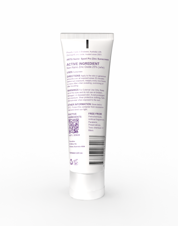 Sport Pro Zinc Sunscreen SPF50 100g