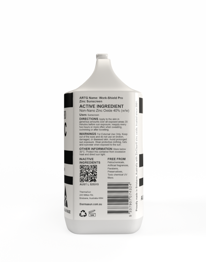 Work-Shield Pro Zinc SPF50+ 1kg Pump